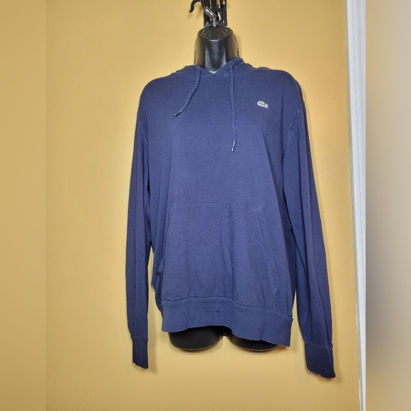 Lacoste Other - Lacoste 100% Cotton Men's Hooded Shirt sz XL FA8712